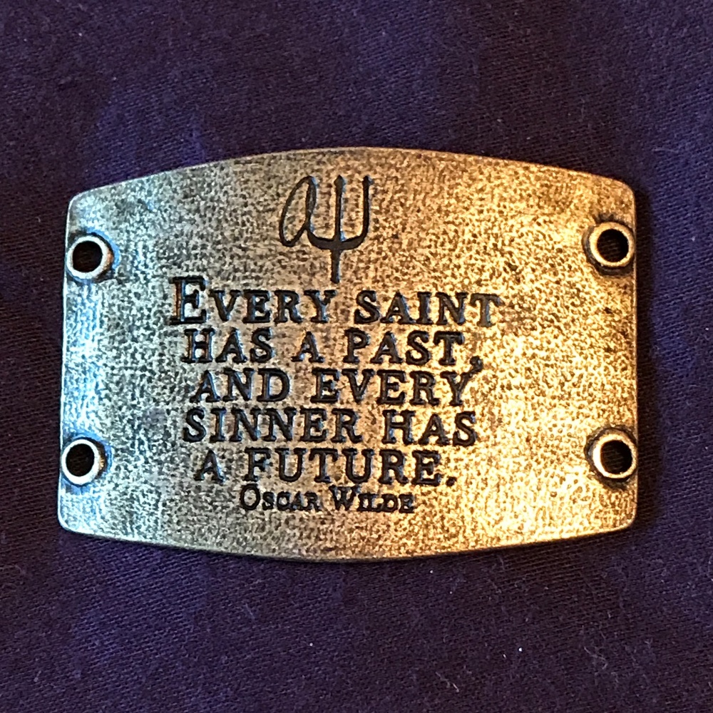 New Lenny & Eva large sentiment, Oscar Wilde